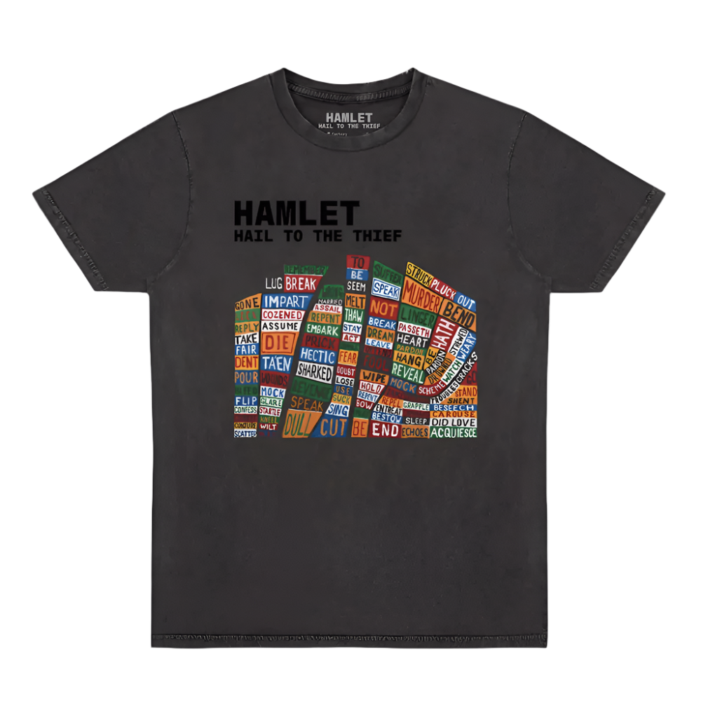 HAMLET HAIL TO THE THIEF - ブラックTシャツ