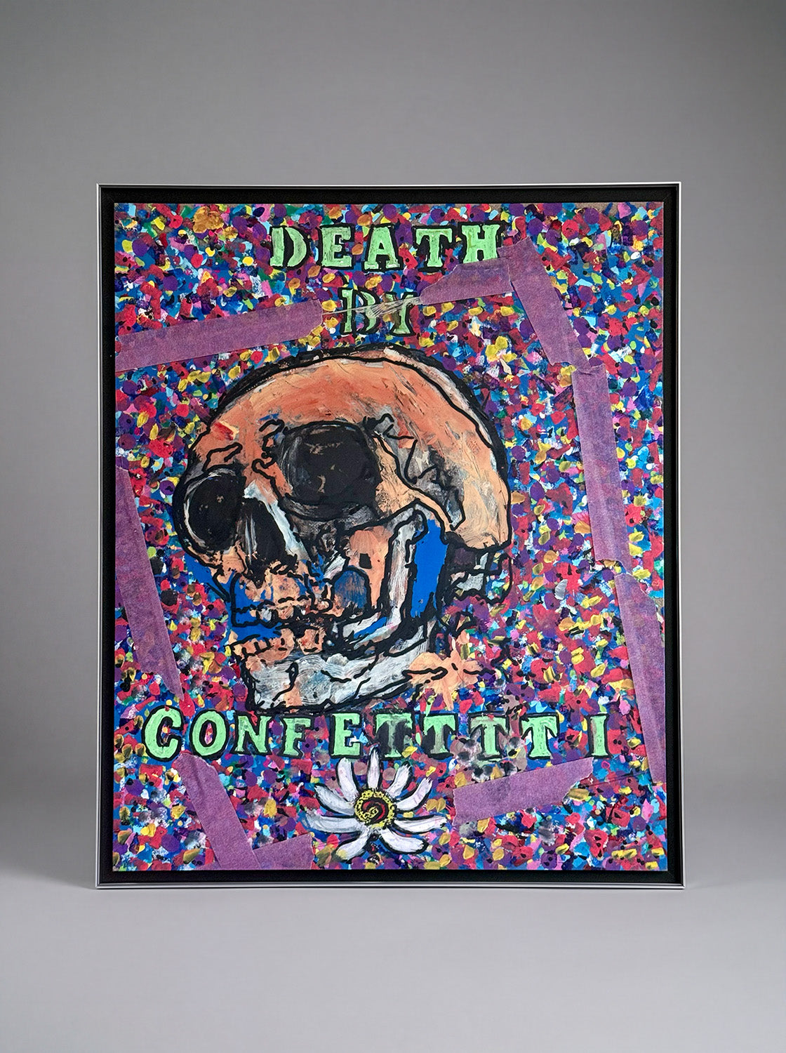 Death By Confetttti (2024) - 世界限定100部のみ、サイン入りLITO Hi-Rndプリント
