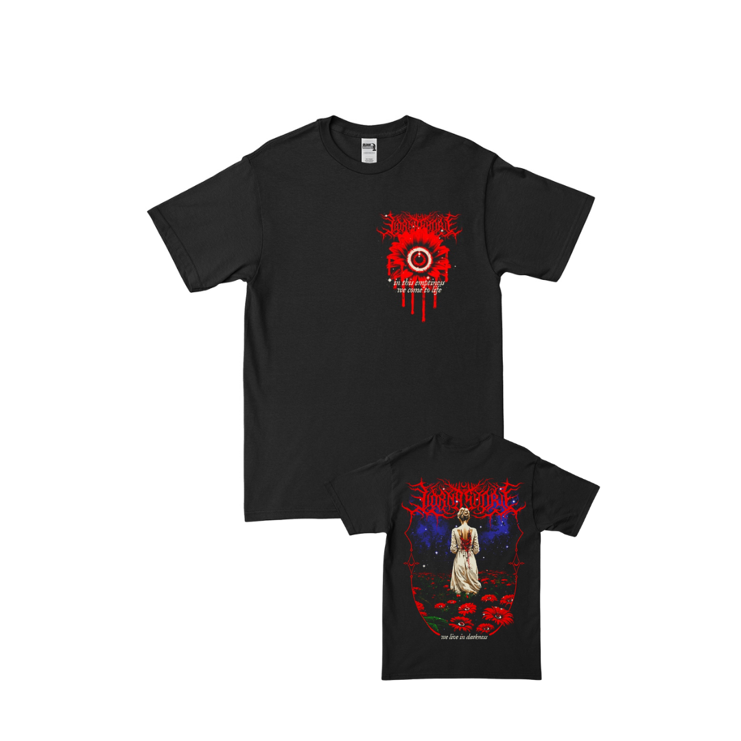 DARKNESS FLOWER - ブラックTシャツ